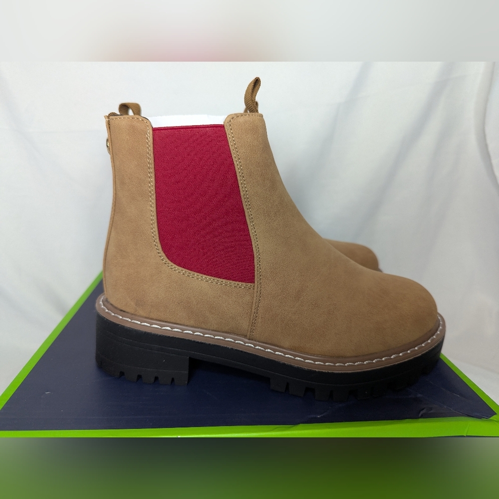 NIB C. Wonder Cavin Colorblock Women's Boots Size 6